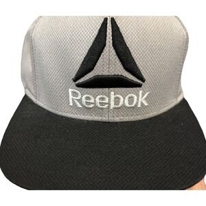 Reebok Black Logo Hat Adjustable Strap Hat Cap